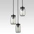 Mason Jar Glass Shade Industrial Pendant Lights for Kitchen