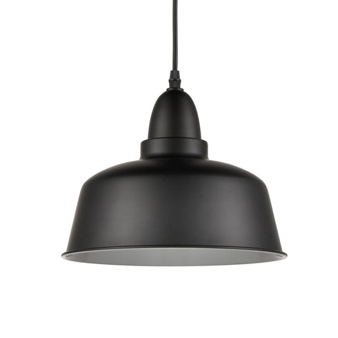 Matte Black Industrial Metal Pendant Lights 3 Pack Kitchen Island Lighting