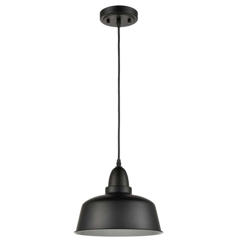 Matte Black Industrial Metal Pendant Lights Kitchen Island Lighting