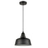 Matte Black Industrial Metal Pendant Lights Kitchen Island Lighting