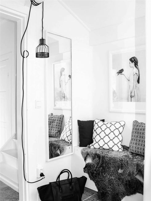 Metal Mesh Cage Small Plug-In Pendant Light