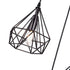 Fontanellato Metal Wire Diamond Three-Light Cluster Pendant Lighting