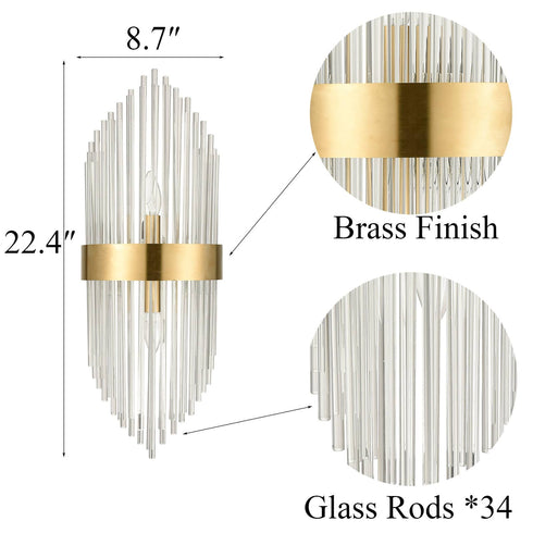 Gold Wall Sconces Modern Vanity Light