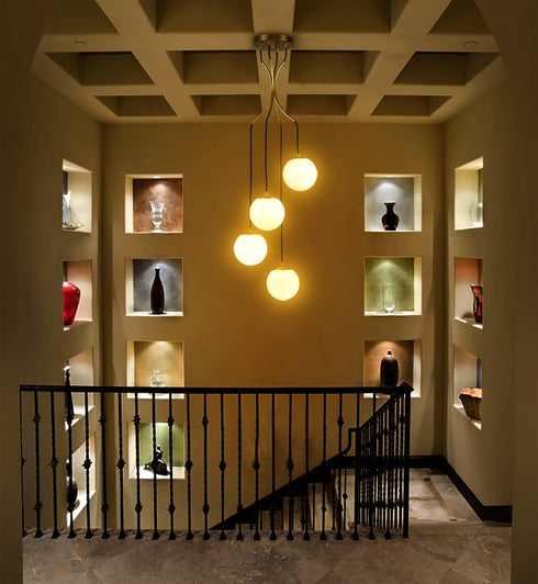 Multi Globe Pendant Light 4 Light