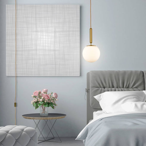 Mid Century Plug in Pendant Lighting with Cord 8 Inch