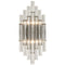 Crystal Wall Sconce Lighting for Bathroom in Black Finish