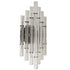 Crystal Wall Sconce Lighting for Bathroom in Black Finish