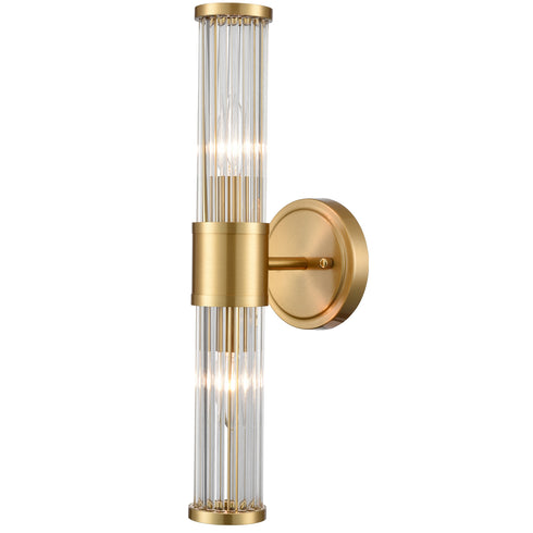 Gold Crystal Wall Sconce Light for Bedroom