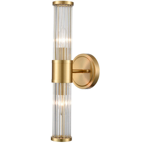 Gold Crystal Wall Sconce Light for Bedroom