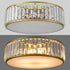 Modern 4-Light Crystal Ceiling Light Gold Flush Mount