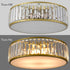 Modern 4-Light Crystal Ceiling Light Gold Flush Mount