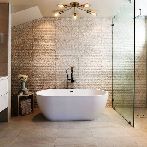 Modern 5-light Gold Sputnik Flush Mount Ceiling Light for Living Room