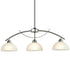 Modern 3-Light Kitchen Pendant Lighting, Brushed Nickel