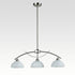 Modern 3-Light Kitchen Pendant Lighting, Brushed Nickel