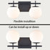 Modern Black Two Globe Vanity Light Milky Glass