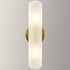 Modern Brass 2-Light Cylinder Sconce Lighting Set of 2