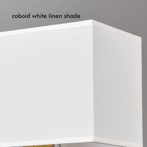 Modern Brass Fabric Wall Lamp ,USB Charging Port + LED Reading Light