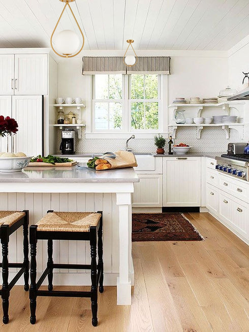 Modern Brass Flush Mount Ceiling Lights Ivory Glass Shade