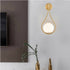 Modern Wall Sconce Milk Globe Light Set of 2