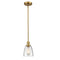 Modern Brass Mini Stem Pendant Light Glass Kitchen Fixture