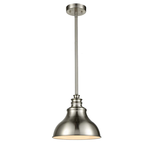 Modern Brushed Nickel Metal Kitchen Pendant Lights