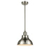 Modern Brushed Nickel Metal Kitchen Pendant Lights