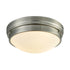 Modern Ceiling Light Fixture Flush Mount Brushed Nickel