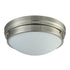 Modern Ceiling Light Fixture Flush Mount Brushed Nickel