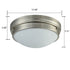 Modern Ceiling Light Fixture Flush Mount Brushed Nickel