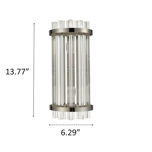 Modern Wall Sconces Crystal Light for Bathroom