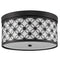 Modern 11'' Round Drum Shade Black Metal Dimmable LED Ceiling Light Hallway Light Fixtures