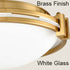 Modern Flush Mount Ceiling Light 12 Inches Brass Ceiling Lighting