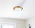 Modern Flush Mount Ceiling Light 12 Inches Brass Ceiling Lighting