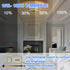 Modern Flush Mount Ceiling Light Drum Shade Brass Dimmable LED Ceiling Light