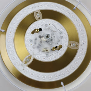 Modern Flush Mount Ceiling Light Fabric Drum Shade Dimmable LED Ceiling Light