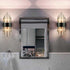 Modern Flute Shape Glass Wall Sconces 2-Pack Wall Sconce Lighting