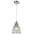 Modern Glass Pendant Lights Fixture over Kitchen Island Chrome Finish
