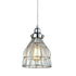 Modern Glass Pendant Lights Fixture over Kitchen Island Chrome Finish