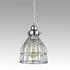 Modern Glass Pendant Lights Fixture over Kitchen Island Chrome Finish