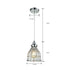 Modern Glass Pendant Lights Fixture over Kitchen Island Chrome Finish