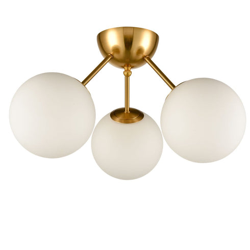 Classic Mid Century Modern Globe Ceiling Light Sputnik Chandeliers 3- Light