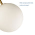 Classic Mid Century Modern Globe Ceiling Light Sputnik Chandeliers 3- Light