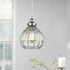 Modern Globe Glass Pendant Lights Fixture Chrome Finished