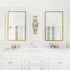 Modern Gold Crystal Wall Sconce 4-Light Bathroom Vanity Light Fixture