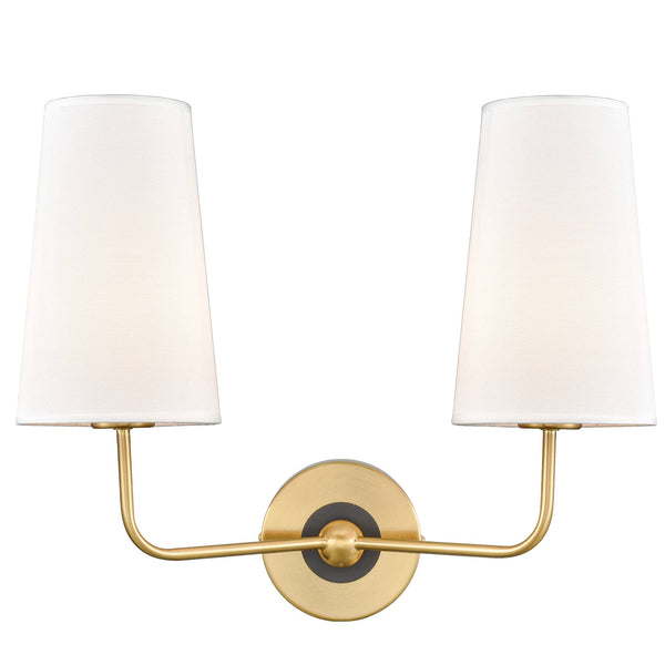 Modern Gold Wall Sconces Double Wall Lamps Living Room