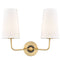 Modern Gold Wall Sconces Double Wall Lamps Living Room