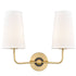 Modern Gold Wall Sconces Double Wall Lamps Living Room