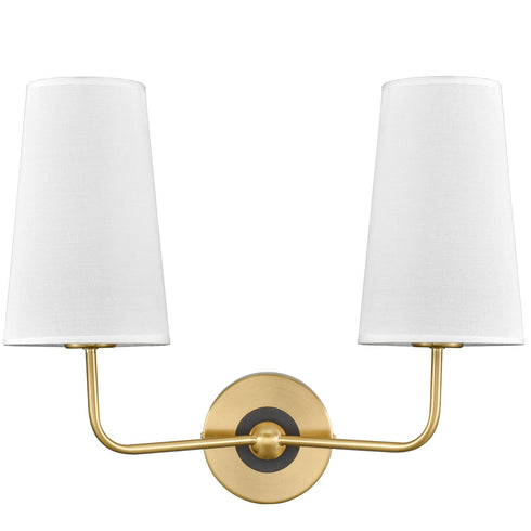 Modern Gold Wall Sconces Double Wall Lamps Living Room