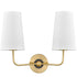 Modern Gold Wall Sconces Double Wall Lamps Living Room