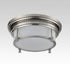 Modern Kitchen Flush Mount LED Ceiling Lights Brushed Nickel